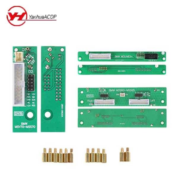 Yanhua - ACDP - BMW - MSV70 / MSS60 / MEV9+ / DME Clone Interface Board Set - Works via Boot Mode