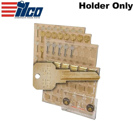 Ilco - XP-KH3 - Engrave-It - Ilco Neuter Bow Keys (Non-Embossed Head) Key Holder - Holds 12 - for Engrave-It XP Machine