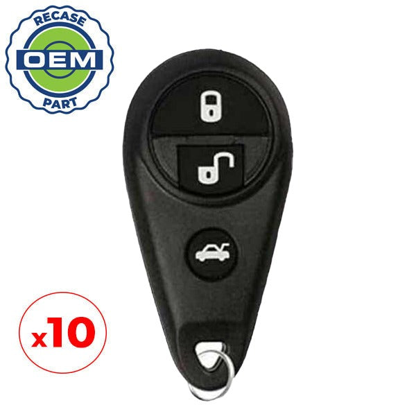 10 x 1999-2011 Subaru / 4-Button Keyless Entry Remote / PN: 88036-SC030 / NHVWB1U711 (Japan) (OEM Recase)