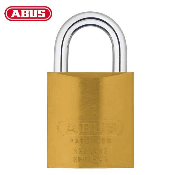 Abus - 83AL/45 - Aluminum Padlock - S2 - Schlage Everest - Zero Bitted - 6 Pin - Optional Finish - Rekeyable - 1-3/4" Width
