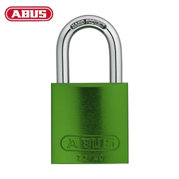 Abus - 08302 - Padlock Aluminum 72/40 - 1" Shackle - Optional Keying - Optional Finish