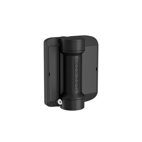 Locinox - SERVAL-SD-K - Compact Spring Hinge - Black - Square Profile (Pack of 2)