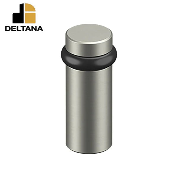 Deltana - ROUND UNIVERSAL FLOOR BUMPER 3" - Solid Brass - Satin Nickel