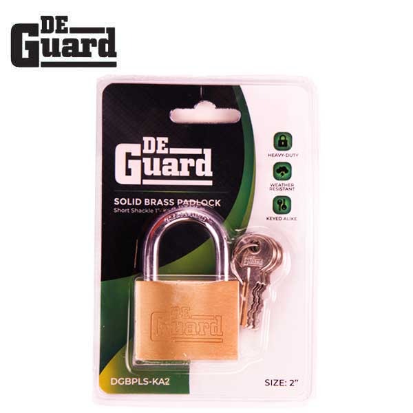 Premium - Solid Brass Padlock - Short Shackle 1"- Keyed Alike #2