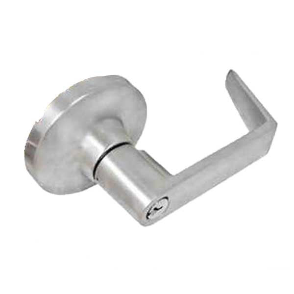 TownSteel - ED8900LS - Sectional Lever Trim - Entrance - LS Regal Lever - Non-Handed - 6-Pin Schlage Keyway - Compatible with Rim, SVR, LBR & 3 Point Push Bars - Satin Chrome - Grade 1