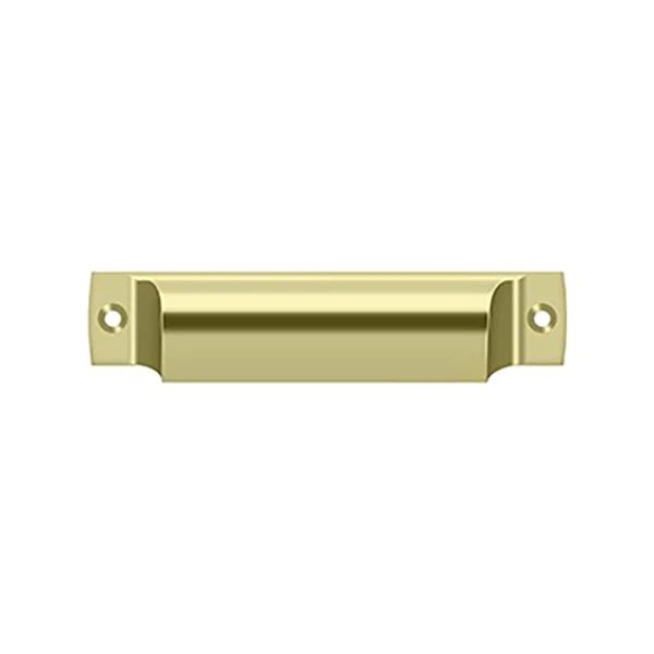 Deltana - Rectangular Shell Pull - 4" - Optional Finish