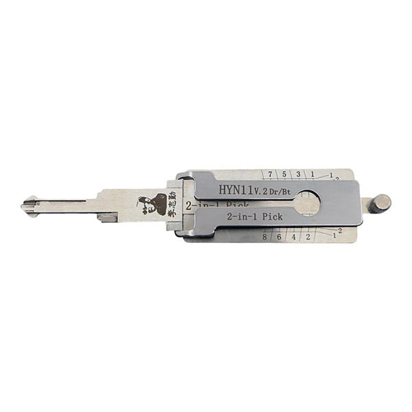 ORIGINAL LISHI - HYN11 (HYN6) / 8-Cut / 2-in-1 Pick & Decoder / DR & BT