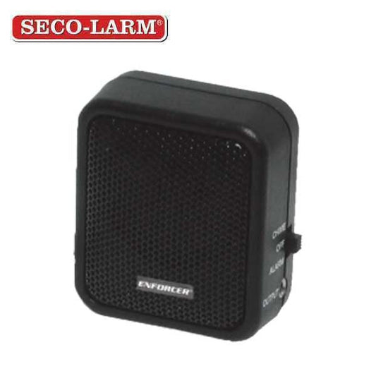 Seco-Larm - Speaker / Electronic Chime - Fits Standard 1/8" Stereo Cord - 33ft Cable Included