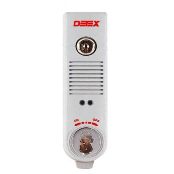Detex - EAX-500 - Exit Alarm - Interchangeable Core - 7 Pin - 9VDC - Gray