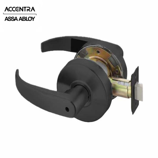 Accentra (Formerly Yale) - 4602LN - Cylindrical Lock Lever Set - Pacific Beach Lever - Black Suede - Privacy - Fire Rated -Grade 2