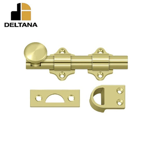 Deltana - 4" Dutch Door Bolt - Heavy Duty - Optional Finish