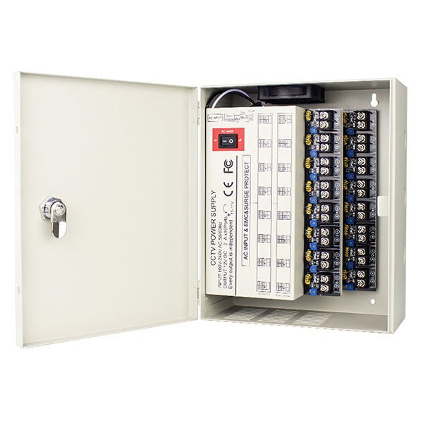 IC Realtime - PS-DC32A16HD-4DK / 16 Channel Power Supply / AC110- 220V / 4A 47-63Hz