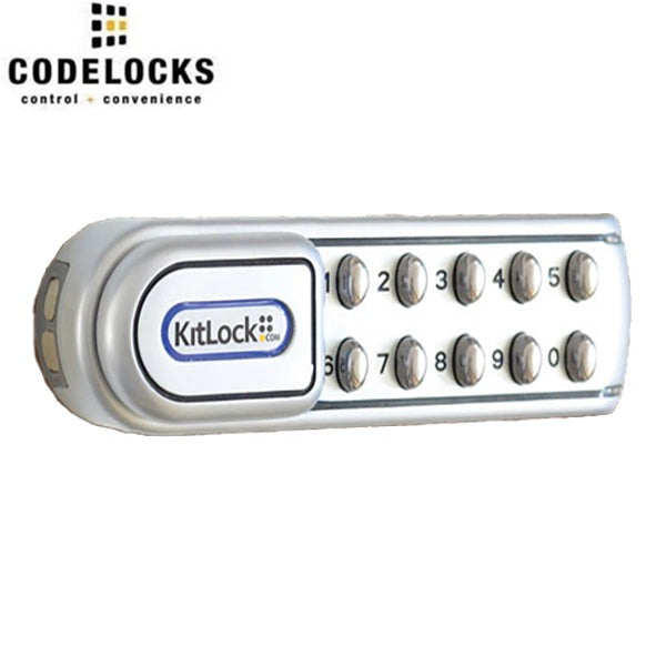 CodeLocks - KL1200 - Electronic KitLock - Heavy Duty Locker Lock - Optional Handing - Silver