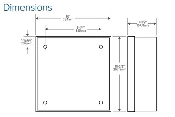 Adams Rite - PS-EXIT Power Supply - For 3000/8000 Exit Devices w/ Electric and Motorized Latch Retraction (MLR) (LR) - 24 - 28 VDC