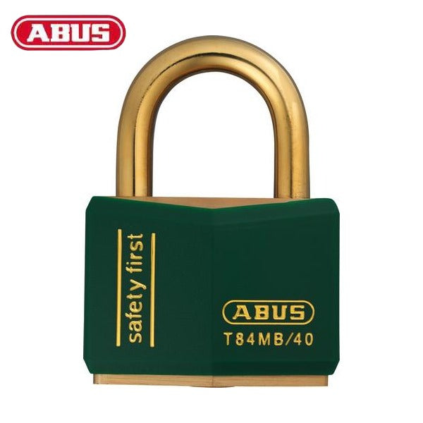 Abus - 85611 - Padlock Brass T84Mb/40 Blue - Optional Keying - Optional Finish