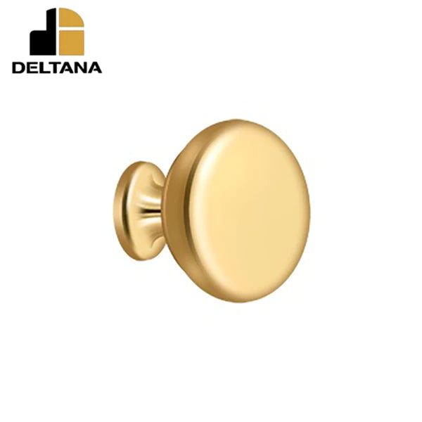 Deltana - Knob Round Solid - Optional Finish