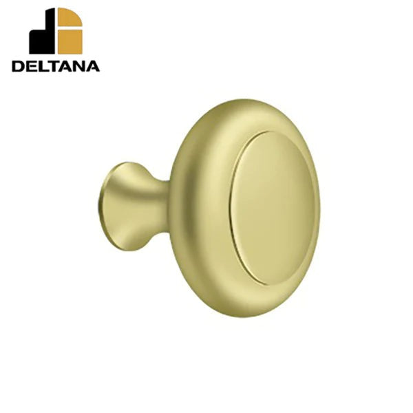 Deltana - Knob Heavy Duty w/ Groove - Optional Finish