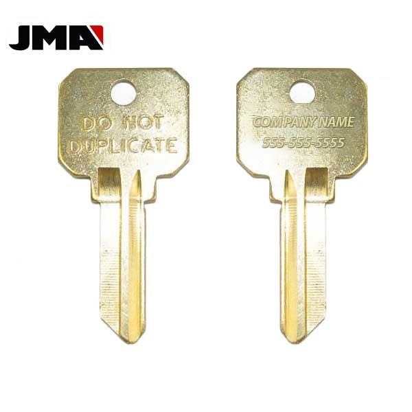 JMA - Custom Personalized Engraved - SC1 (Do Not Duplicate) Key Blanks ( PACK OF 500 )