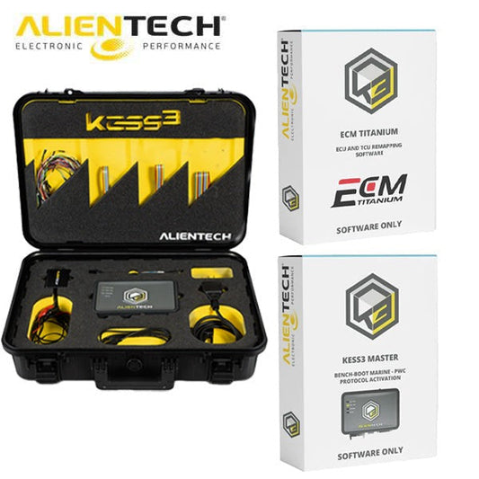 Alientech - KESS3 - ECU and TCU Programmer And OBD Car Passenger Truck Light Commercial Vehicle Master Activation Software with ECM Titanium ECU And TCU Remapping Software