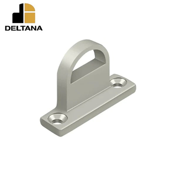 Deltana - Offset Heavy Duty Strike for Heavy Duty Bolt - Solid Brass - Optional Finish