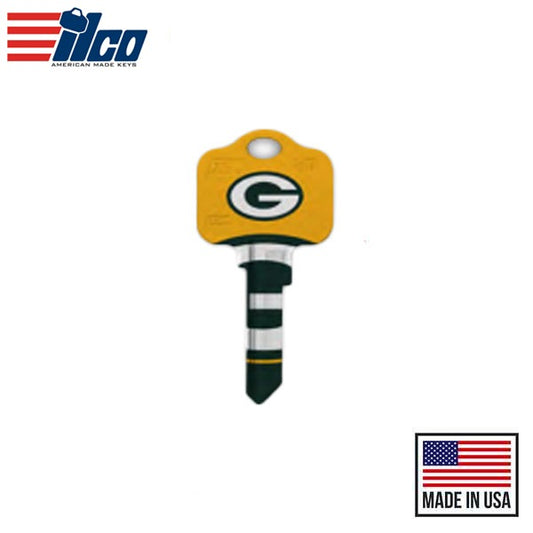 Ilco - NFL TeamKeys - Key Blank - Green Bay Packers - SC1 (5 Pack)