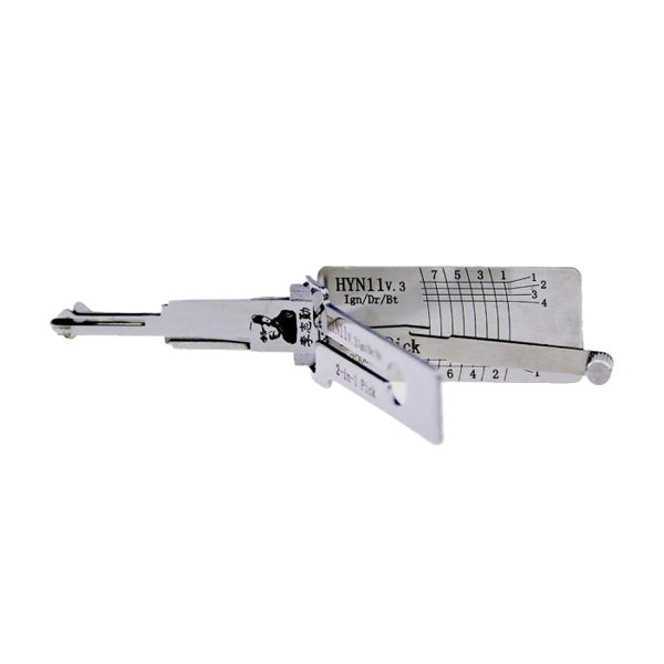 ORIGINAL LISHI - HYN11 (HYN6) / 8-Cut / 2-in-1 Pick & Decoder / IGN / DR / TRUNK