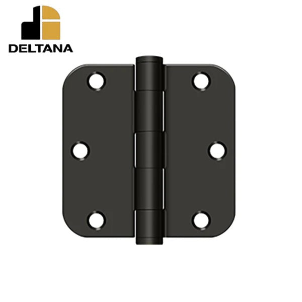 Deltana - 3-1/2" x 3-1/2" x 5/8" Radius Hinge - Heavy Duty - Optional Finish