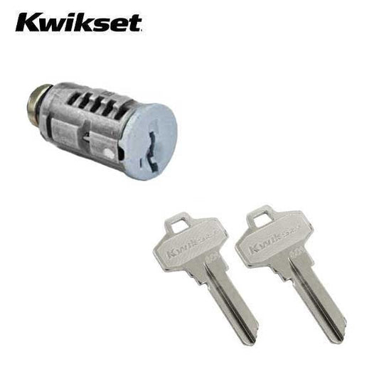 Kwikset - SmartKey SC1 Schlage Cylinder For Square Drive Chassis Levers - Silver Finish