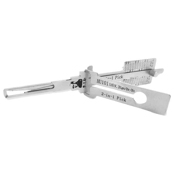 ORIGINAL LISHI - HU101 CutOut V3 Volvo and Land Rover / 10-Cut / 2-in-1 Pick & Decoder / AG