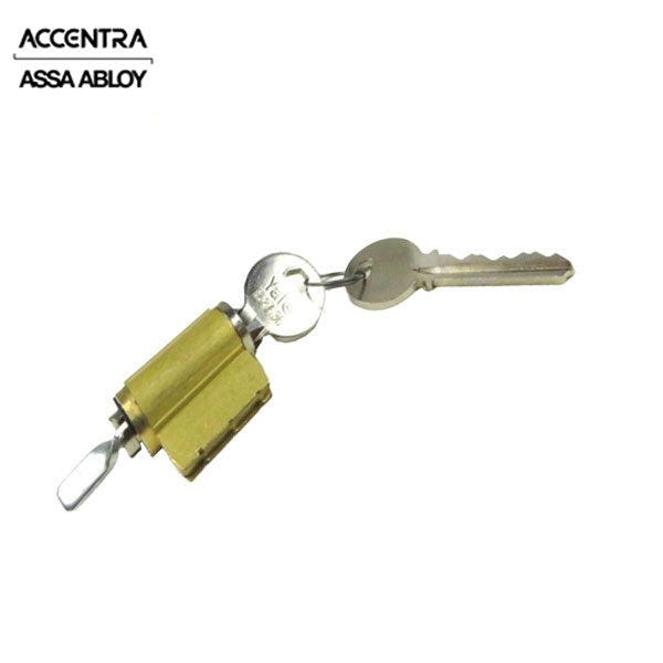 Accentra (Formerly Yale) - Component Cylinder - Schlage C Keyway - 6-Pin - Satin Chrome