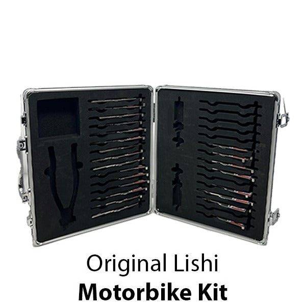 Original Lishi - Motorcycle Tool Kit V2 - (BUNDLE of 25 Lishi Tools and Accessories)