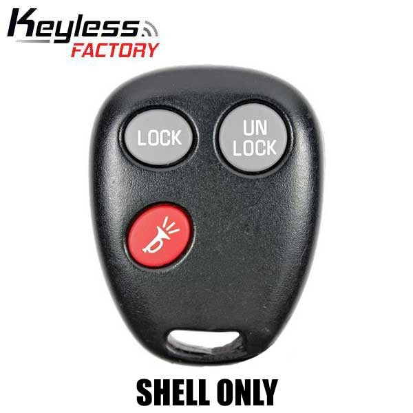 2002-2003 Saturn Vue / 3-Button Keyless Entry Remote SHELL / PN: 22693421 / LHJ009 (AFTERMARKET)
