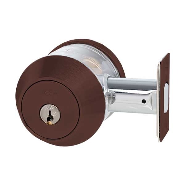 ASSA - 7000 Series - Maximum+ - Double Cylinder Deadbolt with Security Guard - KD - 624 - Dark Oxidized Bronze - Grade 1