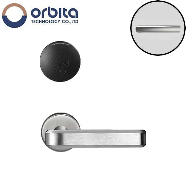Orbita - S3079 - Mortise Hotel Lock - SPLIT Design - RFID - Optional Lever Style - 6 VDC - Optional Finish - Grade 2