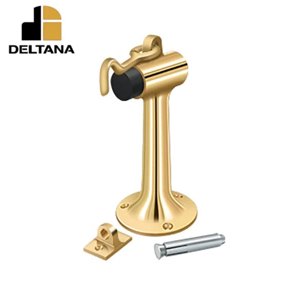 Deltana - Floor Mount - 6" Bumper w/ Hook - Optional Finish