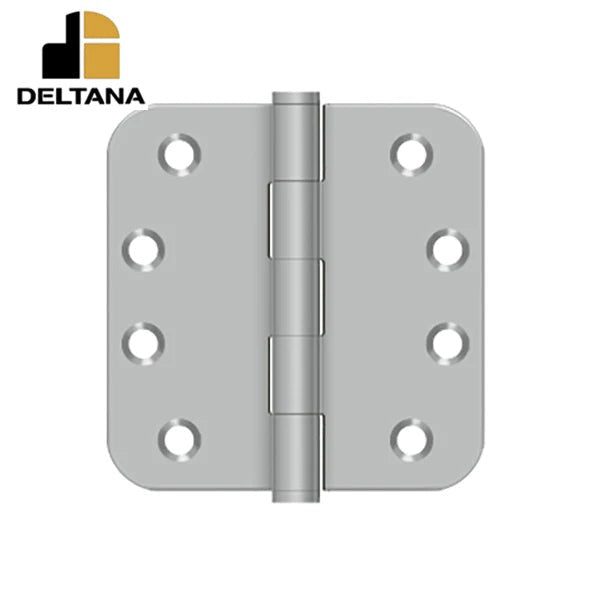 Deltana - 4" x 4" x 5/8" Radius Hinge - Residential - Optional Pin