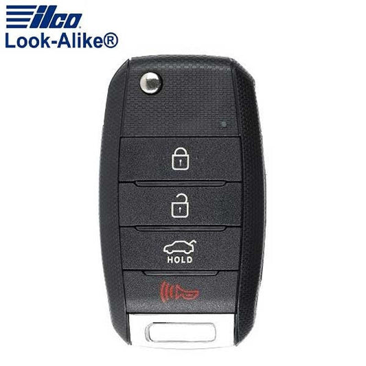 2014-2017 Kia Rio / 4-Button Flip Key / PN: 95430-1W023 / TQ8-RKE-3F05 (AFTERMARKET)