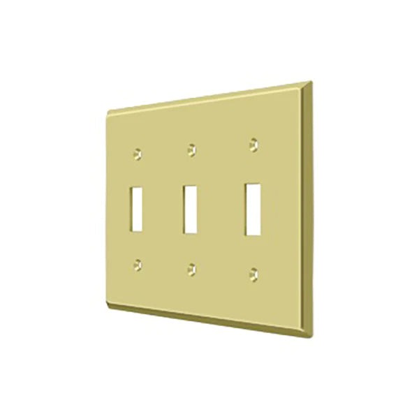Deltana - Switch Plate - Triple Standard - Optional Finish