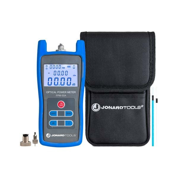 Jonard Tools - Fiber Power Meter & Optical Light Source Kit (-50 to +26 dBm - single-mode)