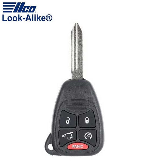 2006-2013 Chrysler Dodge / 5-Button Remote Head Key / PN: 68029834 / OHT692714AA (AFTERMARKET)