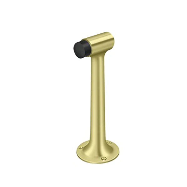 Deltana - Floor Mount - 8" Bumper - Heavy Duty - Solid Brass - Optional Finish
