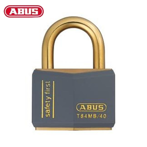 Abus - 85611 - Padlock Brass T84Mb/40 Blue - Optional Keying - Optional Finish