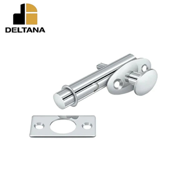 Deltana - Mortise Bolt - 1-3/4" Backset - 7/16" Bolt Throw - Optional Finish