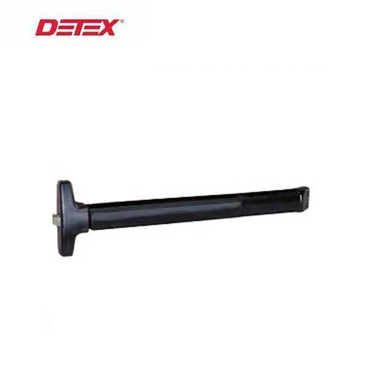 Detex - V40xEBxWx711x48 - Rim Exit Device - Wide Stile - 48" - Cylinder Dogging - Alarm - 9V - Satin Black