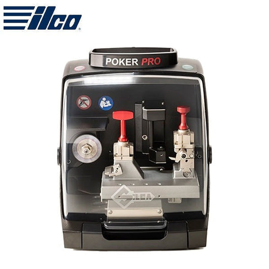 Ilco - Silca Poker Pro - Automatic Flat / Edge-Cut (Electronic) Cutter and Duplicator - 24V