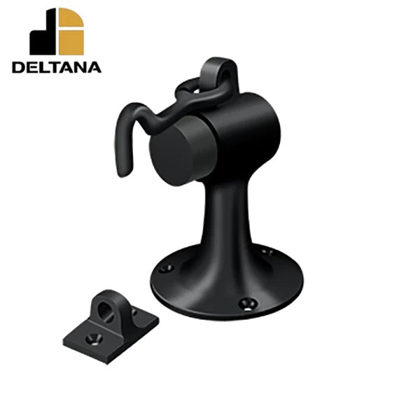 Deltana - Floor Mount Bumper w/ Holder - Solid Brass - Optional Finish