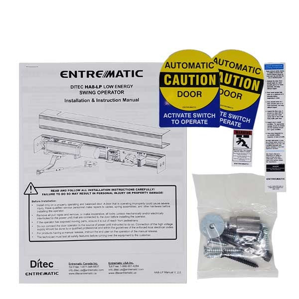 Record - WL-P0100 - Installation Pack, Manual, Screws and Spindle for HA8-LP