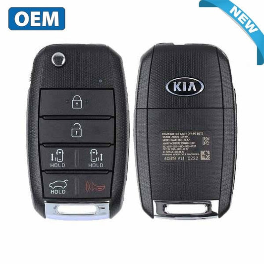 2019-2021 Kia Sedona / 6-Button Flip Key / PN: 95430-A9350 / TQ8-RKE-4F37 (YP PE 6BT) (OEM)