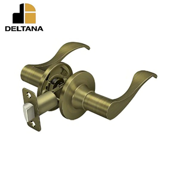 Deltana - Savanna Lever Passage - 2-3/8" Backset - 1-3/8" - 2" Door Thickness - Right Handed - Optional Finish