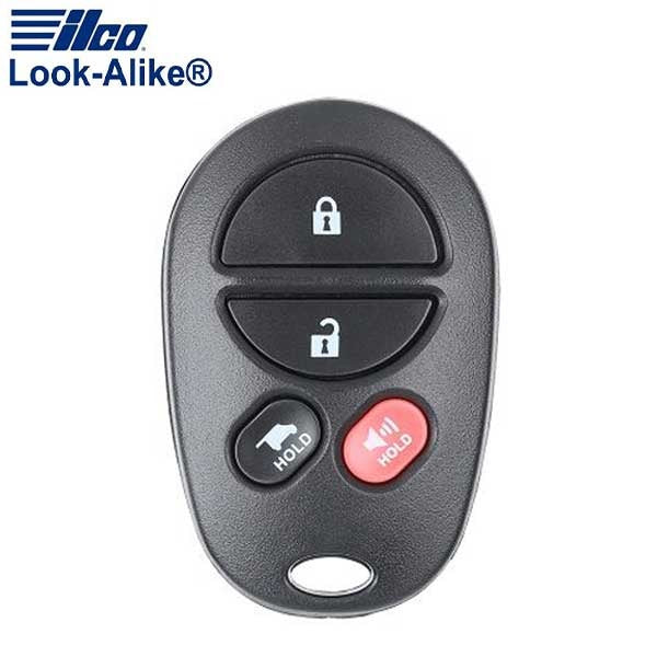 2008-2017 Toyota Sequoia / 4-Button Keyless Entry Remote / PN: 89742-0C040 / GQ43VT20T (AFTERMARKET)